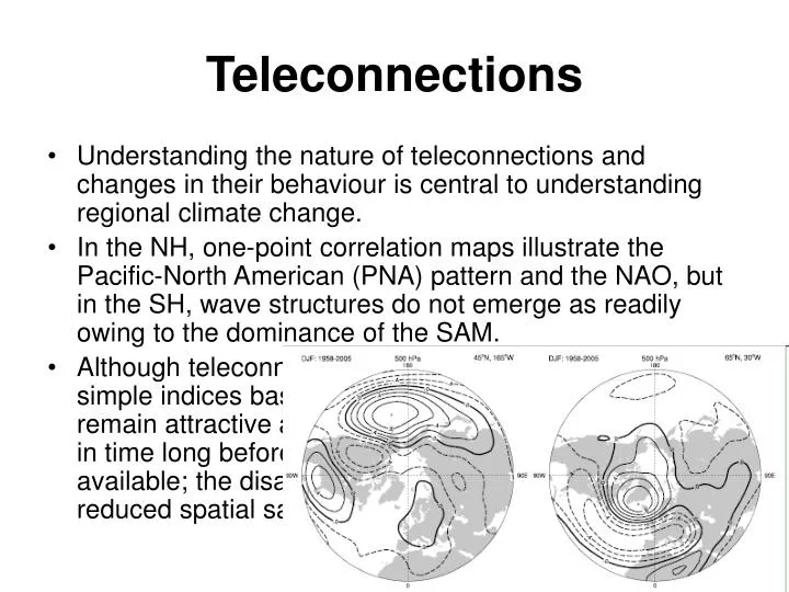 teleconnections