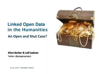 Linked Open Data in the Humanities