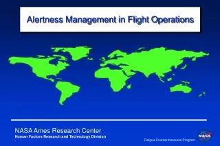 Alertness Management in Flight Operations