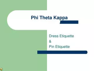 Phi Theta Kappa