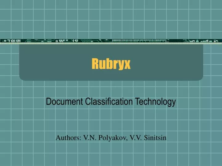 rubryx