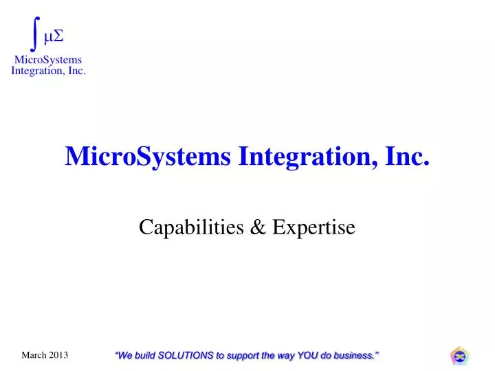 microsystems integration inc
