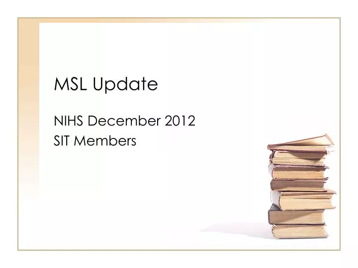 msl update