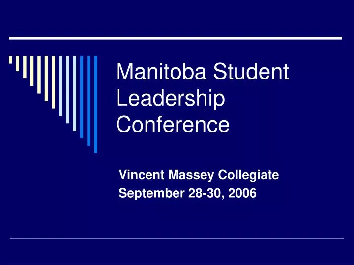 manitoba student leadership conference