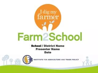 School / District Name Presenter Name Date