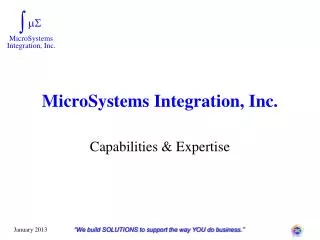 MicroSystems Integration, Inc.