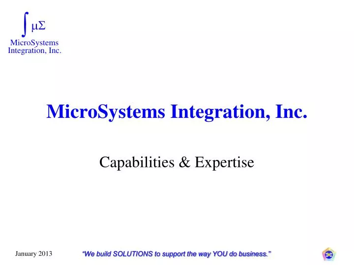 microsystems integration inc