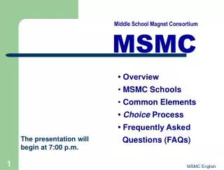 MSMC