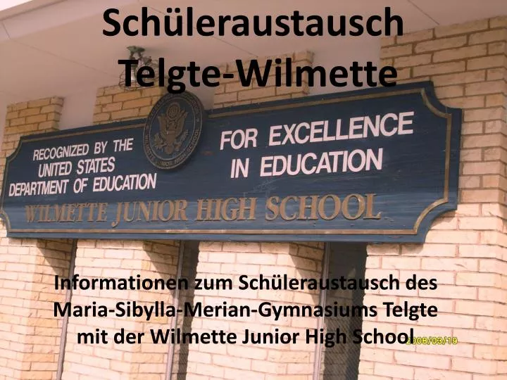 sch leraustausch telgte wilmette