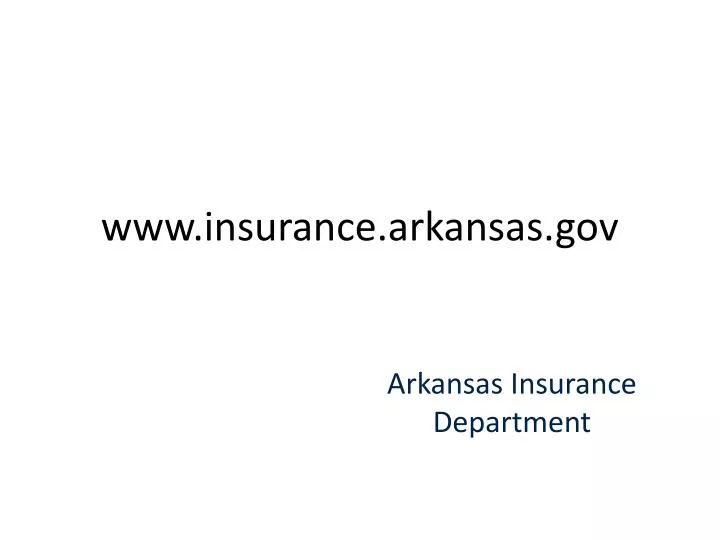 www insurance arkansas gov