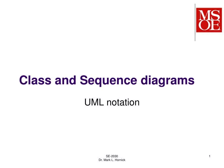class and sequence diagrams