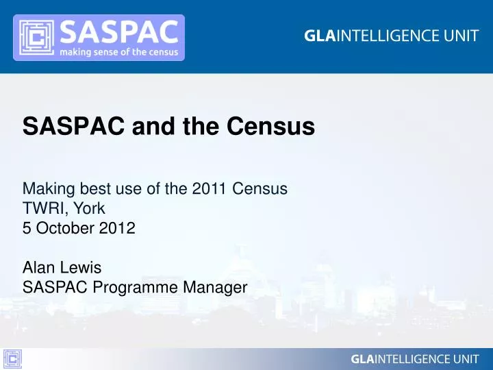 saspac and the census