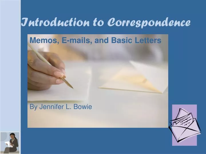 introduction to correspondence