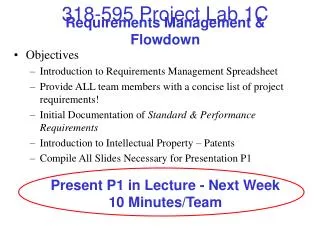 Requirements Management &amp; Flowdown