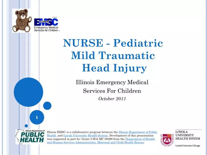 nurse pediatric mild traumatic head injury