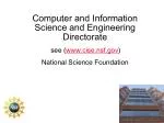 Overview of NSF CISE Funding Opportunities and Proposal Statistics - slide 1