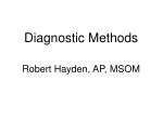 Diagnostic Methods - slide 1
