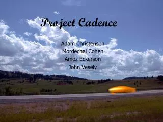Project Cadence