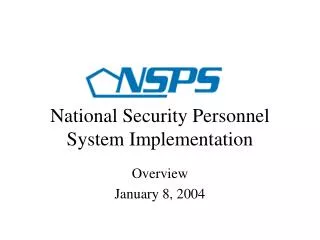 National Security Personnel System Implementation