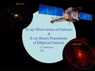 X-ray Observations of Galaxies &amp; X-ray Binary Populations of Elliptical Galaxies