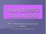 PROPRIEDADES COLIGATIVAS - slide 1