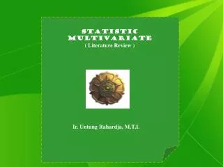Statistic Multivariate ( Literature Review )