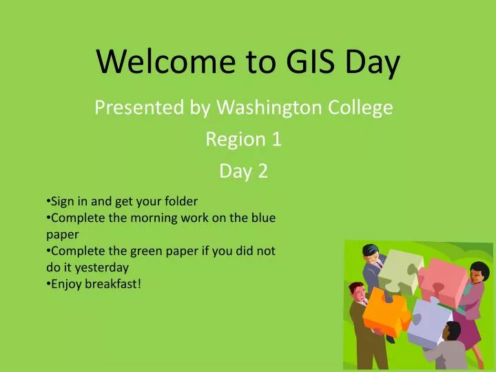 welcome to gis day