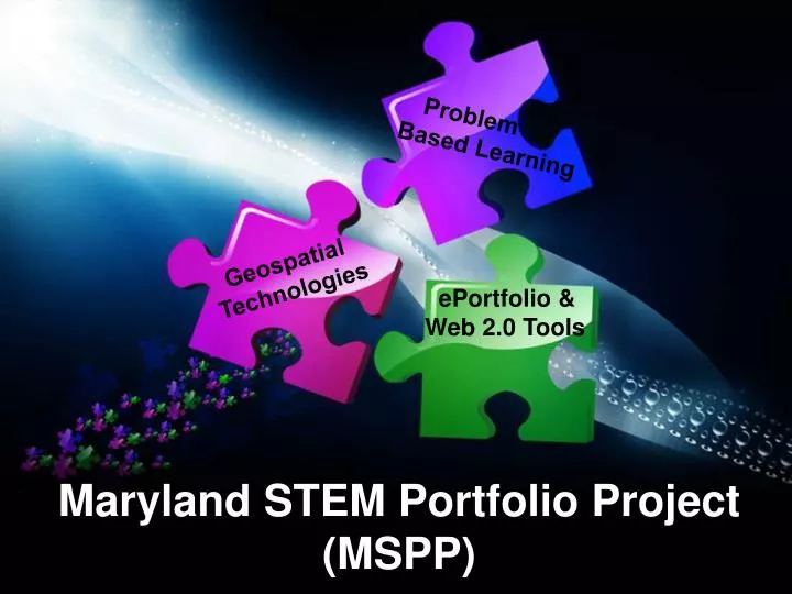 maryland stem portfolio project mspp