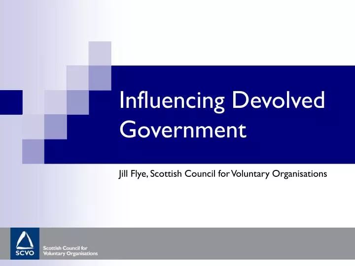 influencing devolved government
