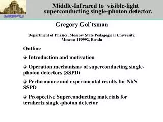 Middle-Infrared to visible-light superconducting single-photon detector.