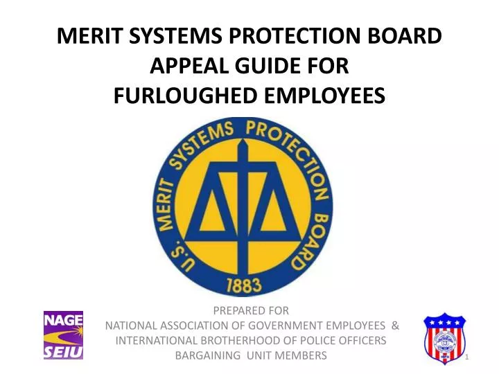 merit systems protection board appeal guide for furloughed employees