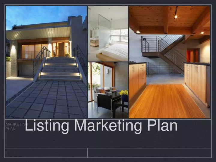 listing marketing plan