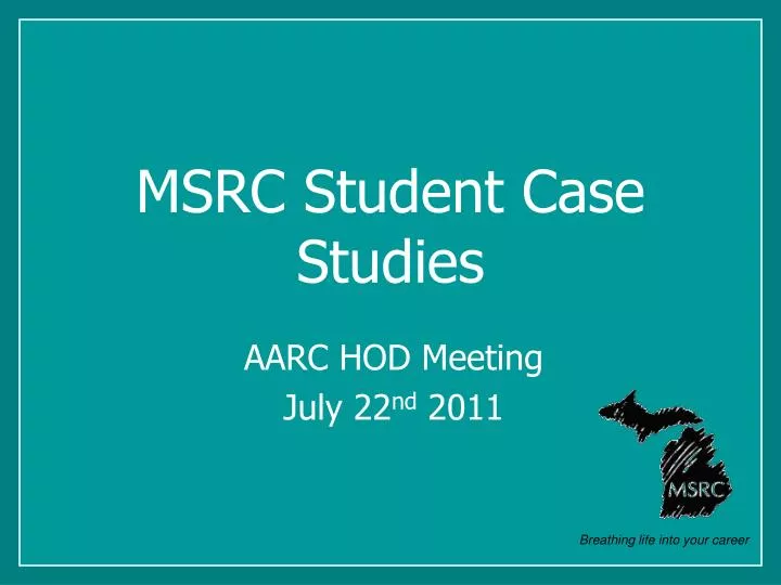 msrc student case studies