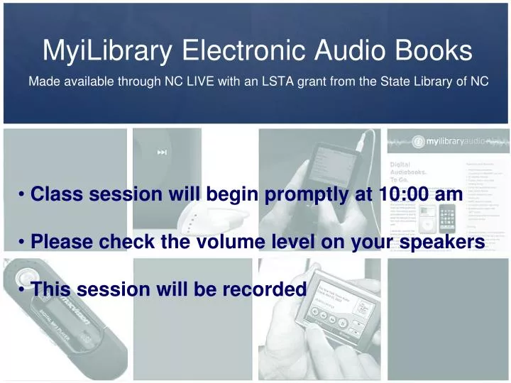 myilibrary electronic audio books