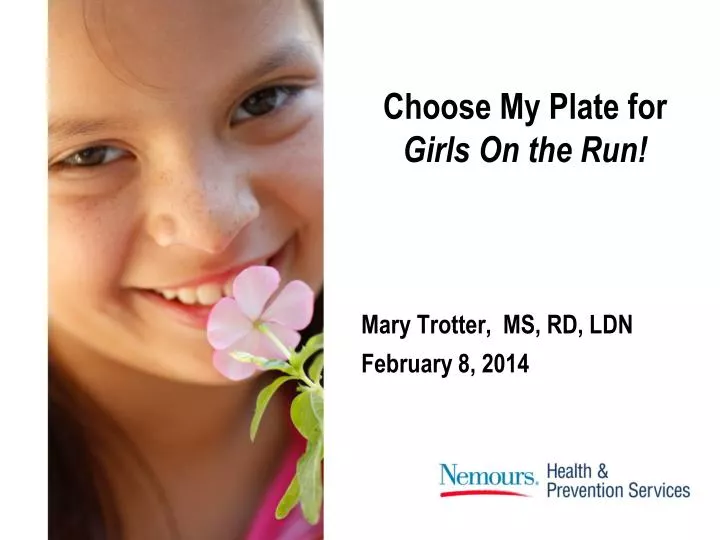 choose my plate for girls on the run