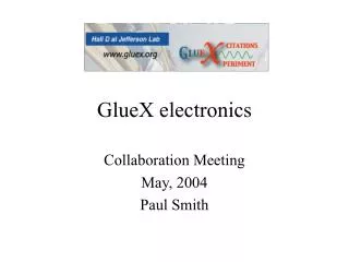GlueX electronics