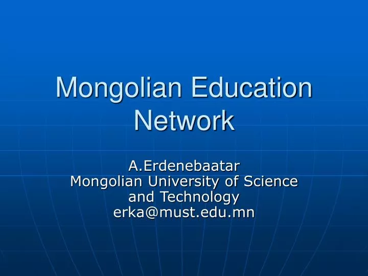 mongolian education network