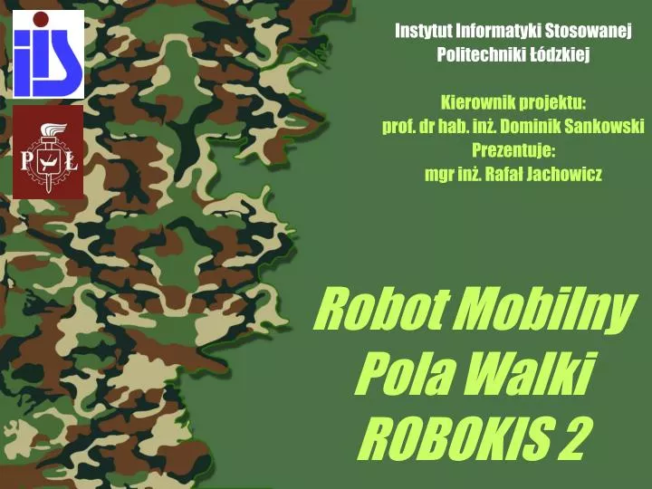 robot mobilny pola walki robokis 2