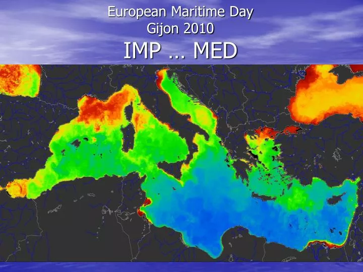 european maritime day gijon 2010 imp med