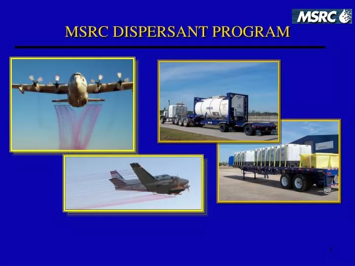 msrc dispersant program
