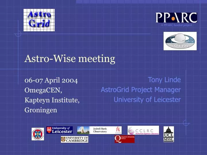 astro wise meeting