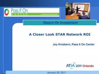 A Closer Look STAR Network ROI