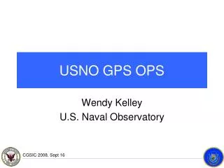 USNO GPS OPS
