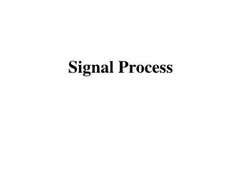 Signal Process