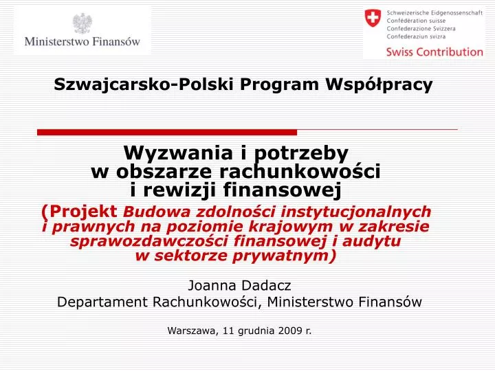 szwajcarsko polski program wsp pracy