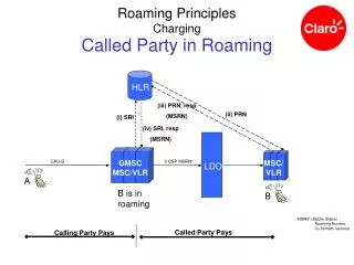 Called Party in Roaming