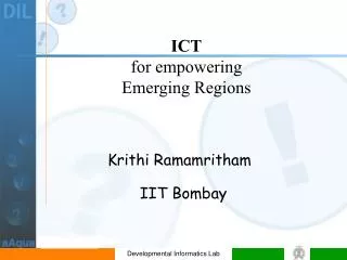 Krithi Ramamritham IIT Bombay