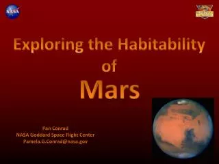 Exploring the Habitability of