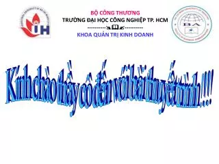b c ng th ng tr ng i h c c ng nghi p tp hcm khoa qu n tr kinh doanh