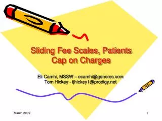 Sliding Fee Scales, Patients Cap on Charges